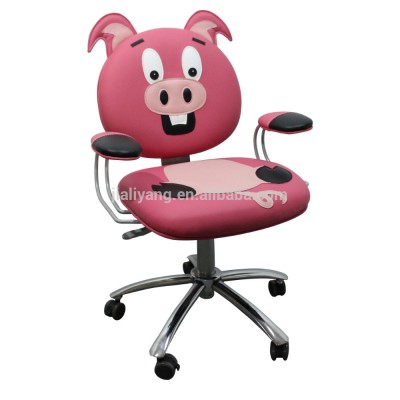 pink pig cartoon mini childen sofa /hanging chair for kids/ children computer chairs/studying chair /kids chair c89