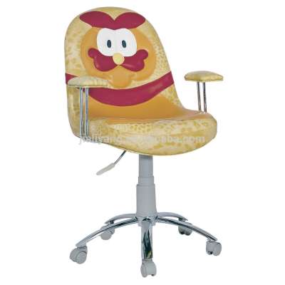 vintage leather cartoon chairs with wheels/ children computer chairs/studying chair /kids chair c53